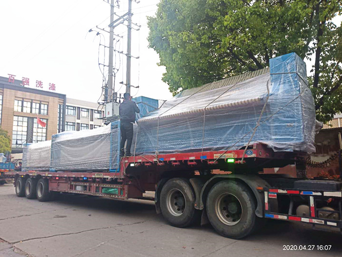 昨日百強 分批發(fā)貨洗滌設備至云南陜西安徽三省